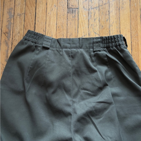 Vintage Tilley Endurables khaki green high waist straight leg pants trousers - Picture 5 of 5